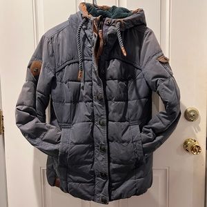 Naketano Breakfast Club III Dark Green Jacket Large Dark Green